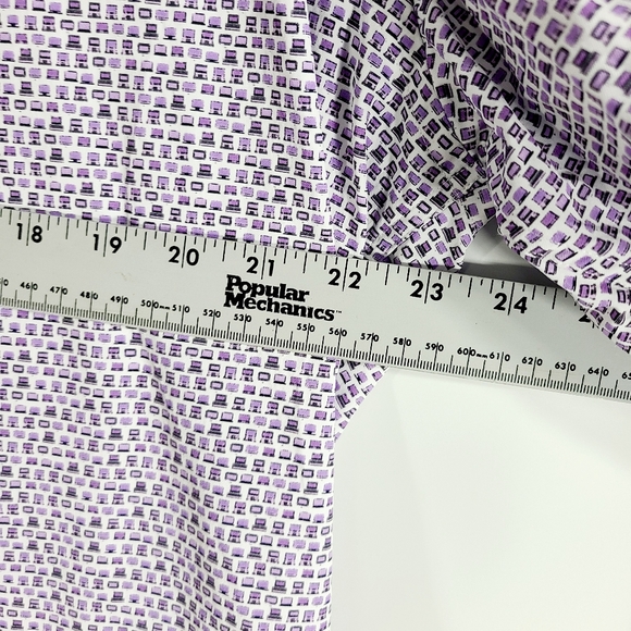 Bugatchi Men's Button Down Shirt All Over Computers Pattern Long Sleeve Size XL - Picture 11 of 13